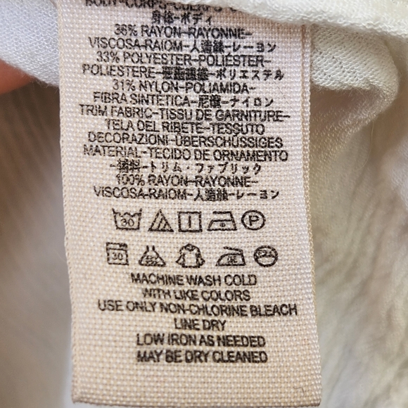 FREE PEOPLE Women's Tell Tale Small Gray Sheer Lace Tunic Whimsigoth Fairy Top - Picture 8 of 13